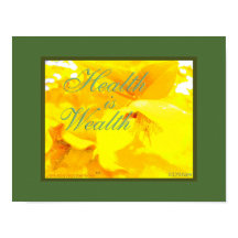 "La salud es riqueza" Poster de arte