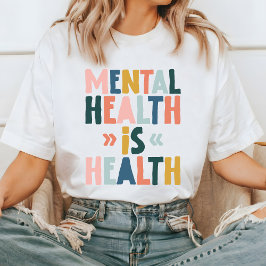 La Salud Mental Es Camiseta De Salud, Inspiradora