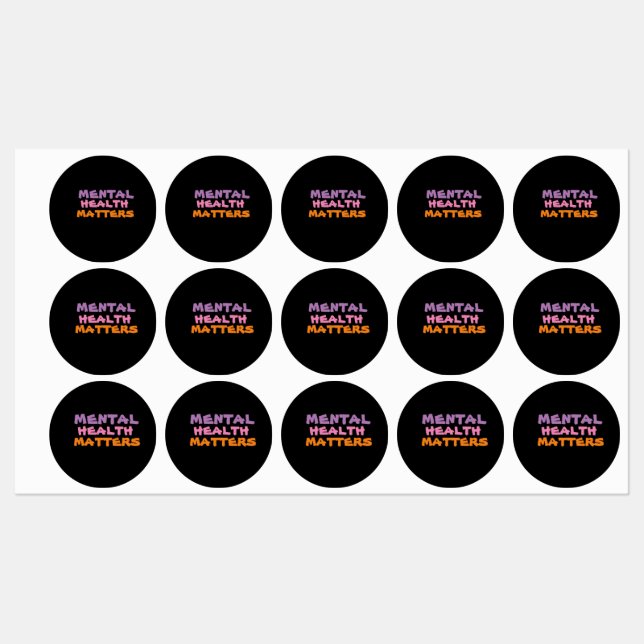 la salud mental es importante para los pegatinas y (Hoja)
