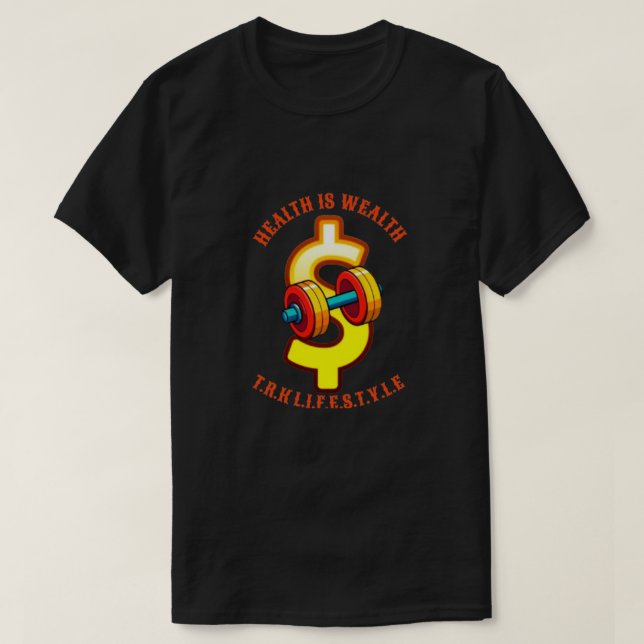 LA SALUD SON CAMISETAS DE RIQUEZA (Diseño del anverso)