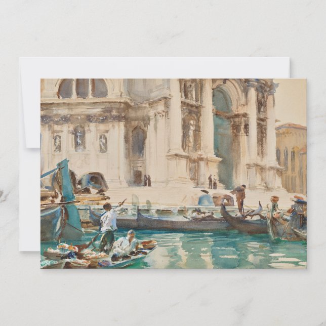 La Salute, Venecia | John Singer Sargent (Anverso)