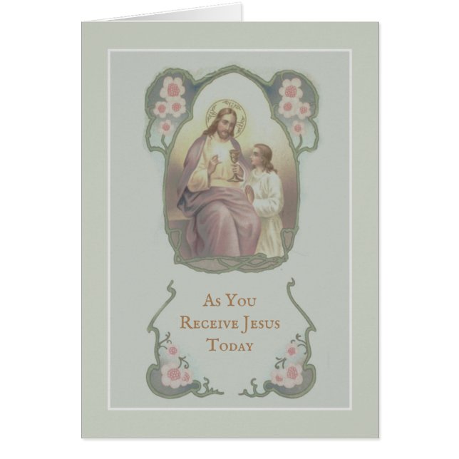La Santa Comunión Católica Jesús Niño (Frente)