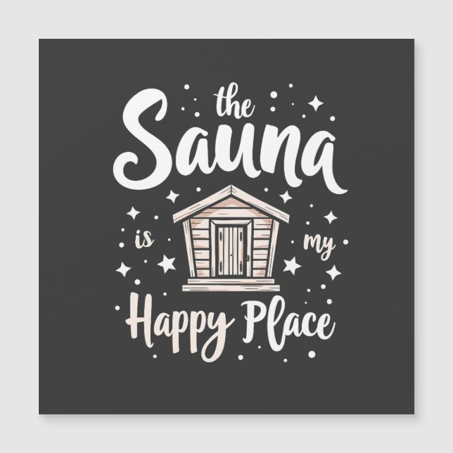 La Sauna es mi lugar feliz (Anverso)
