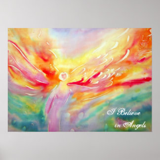 La seda que creo en la pintura del arte Poster de 