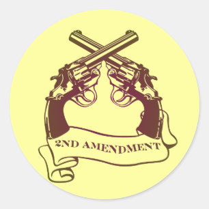 la segunda enmienda dispara contra a los pegatinas