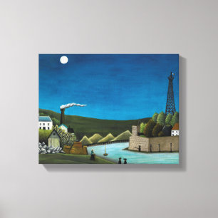 La Seine en Suresnes de Henri Rousseau, Arte Antig