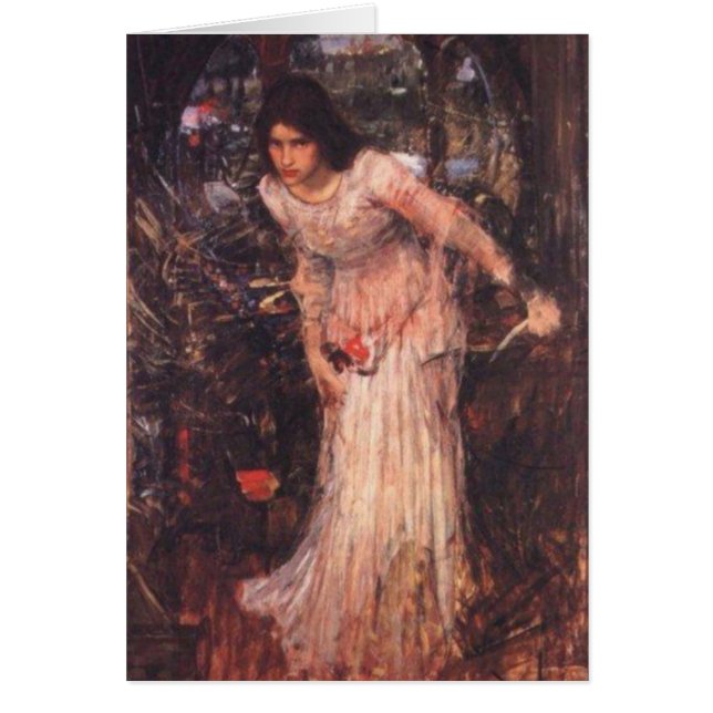 La señora de Shalott (estudio) (Frente)