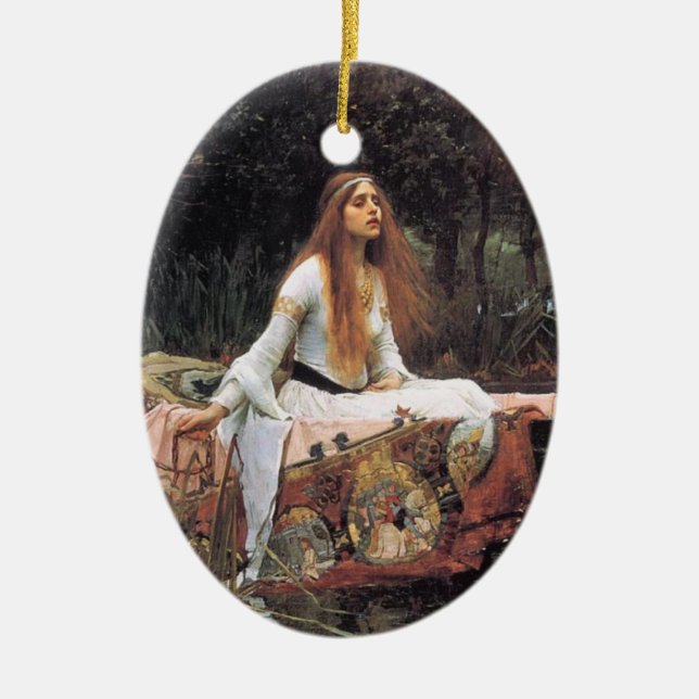 La señora del ornamento del chalote (Frente)