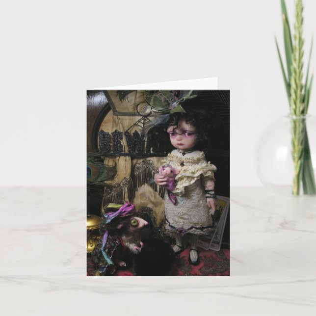 La señora" lo sabe toda la" tarjeta de nota (Anverso)