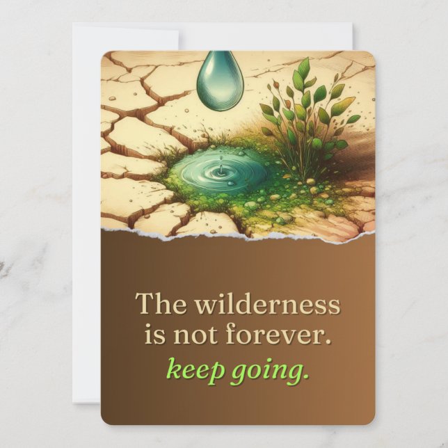 La sequía no durará para siempre (Anverso)