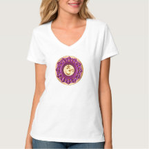 La serie Chakra - Crown Chakra - Camiseta femenina
