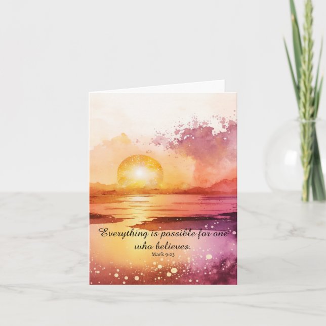 La Serie de Playa de Acuarela Diseño 3 (Anverso)