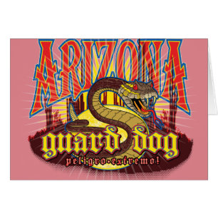 La serpiente de Arizona en guardia