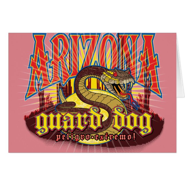 La serpiente de Arizona en guardia (Anverso (Horizontal))