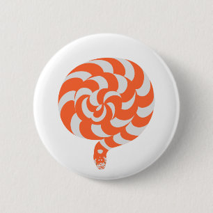 La serpiente parece un botón del lollipop