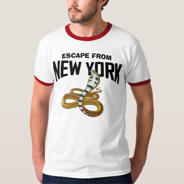 La serpiente se escapa de la camiseta de Nueva (Anverso)