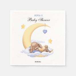 La servilleta de papel con un lindo conejito.