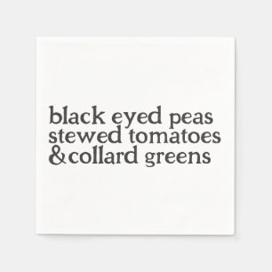 La servilleta del papel de la buena suerte