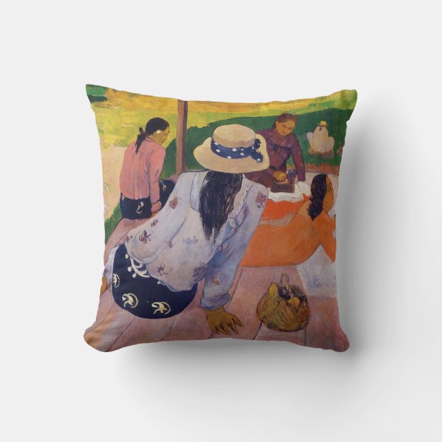 La siesta - almohada de Paul Gauguin (Anverso)