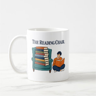 La silla de lectura Taza de café divertida para am