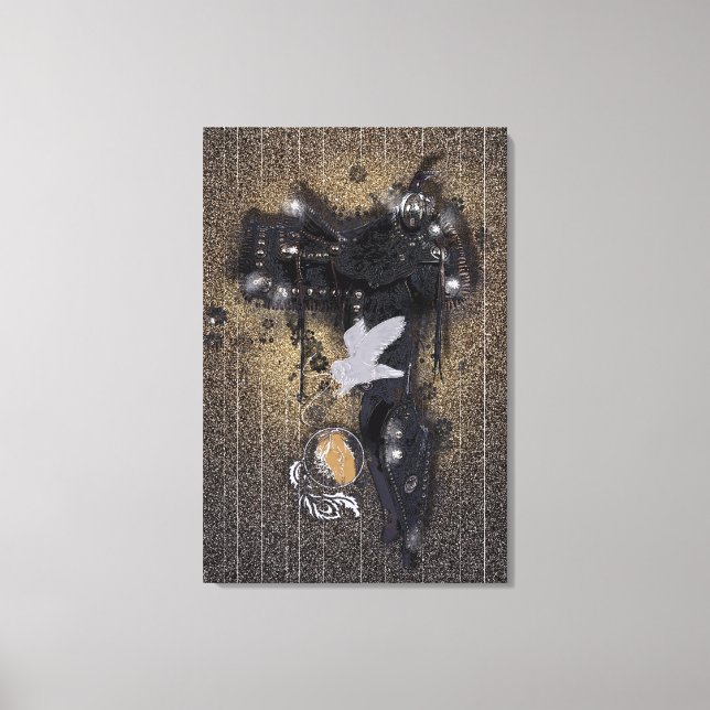 La silla IV - Lienzo envuelto (Anverso)