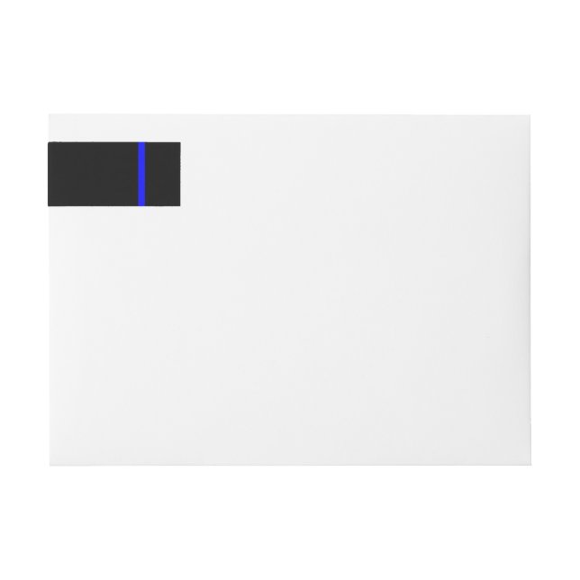 La simbólica delgada línea azul en negro (Anverso)