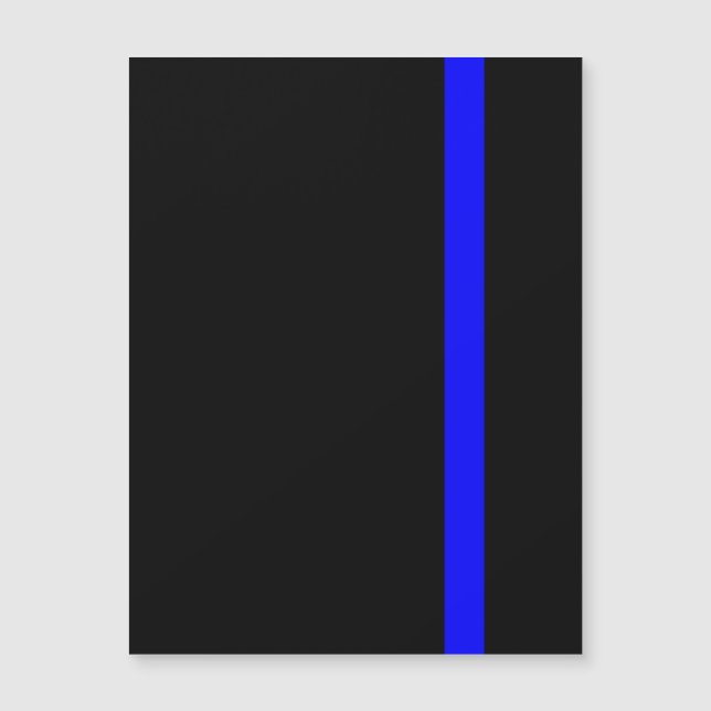 La simbólica delgada línea azul vertical (Anverso)