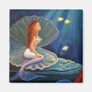 La sirena de la cubierta - imán del arte