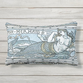 La sirena en la almohada lumbar del amanecer