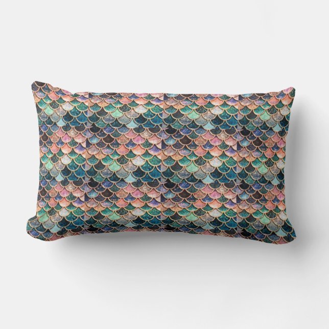La sirena escala la almohada lumbar (Anverso)