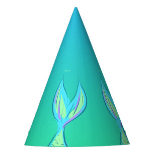 La sirena guía a los Gorras Fiestas de papel