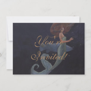 La sirena y la invitación al pescado azul