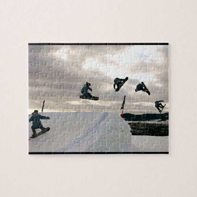 La snowboard engaña rompecabezas (Horizontal)