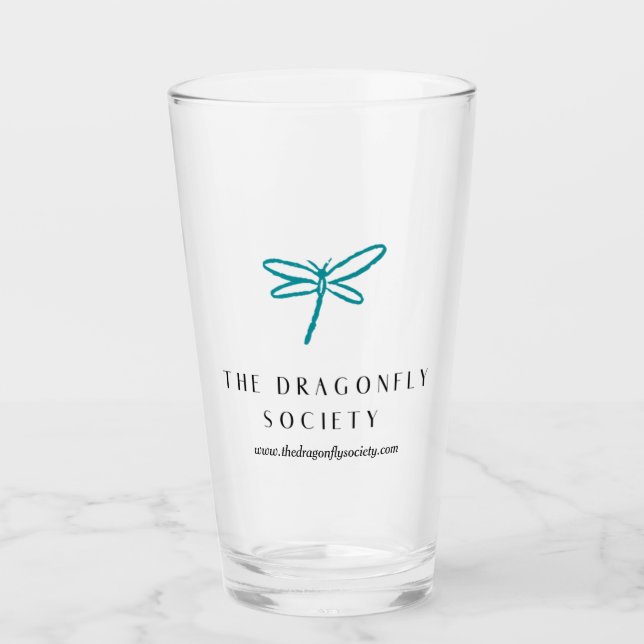 La Sociedad de la Dragonfly pinta de vidrio (Anverso)
