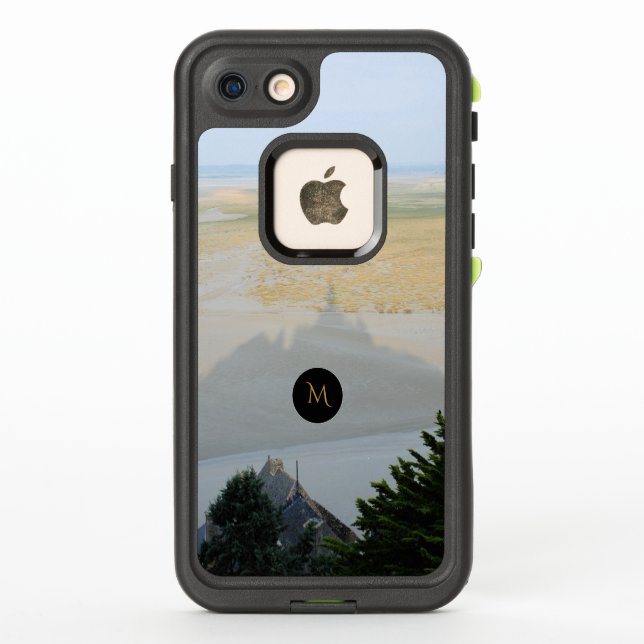 La sombra del Mont St Michel Monograma Funda (Reverso)