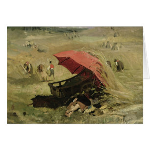 La sombrilla roja, c.1860