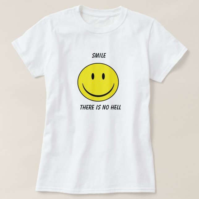 La "sonrisa, allí no es camiseta de ningún (Diseño del anverso)