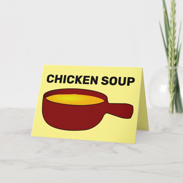 LA SOPA DE POLLO SE BIEN PRONTO LAS TARJETAS DE SA (Anverso)