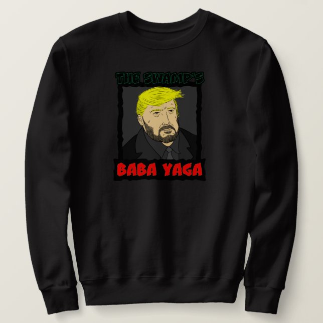 La sudadera Baba Yaga del pantano (Anverso del diseño)