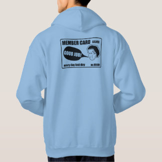 La sudadera con capucha básica de los hombres