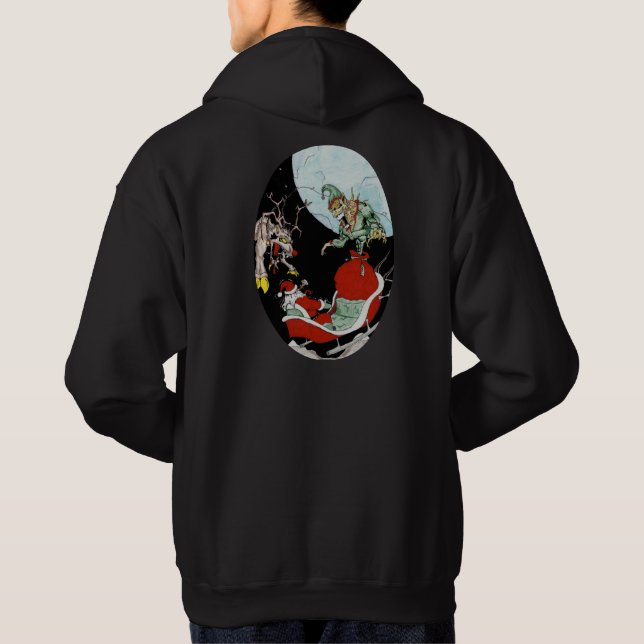 La sudadera con capucha básica de los hombres de (Reverso)