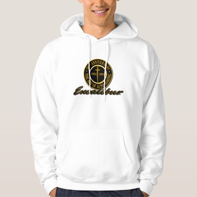 La sudadera con capucha clásica de los hombres del (Anverso)