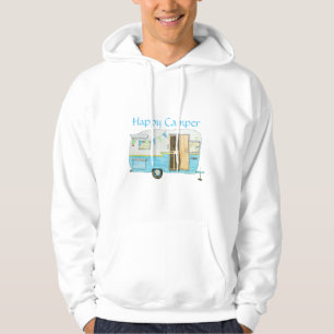 La sudadera con capucha de campista de los hombres
