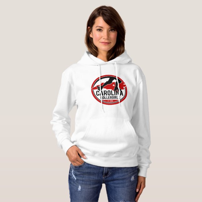 La sudadera con capucha de las mujeres de Carolina (Anverso completo)