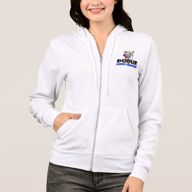 La sudadera con capucha de las mujeres de la (Anverso)