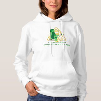 La sudadera con capucha de las mujeres intenso