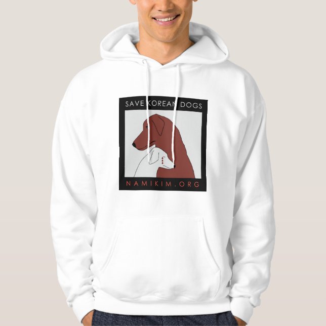 La sudadera con capucha de los hombres (Anverso)