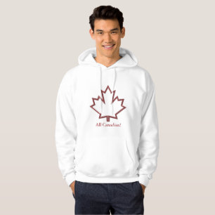La sudadera con capucha de los hombres canadienses
