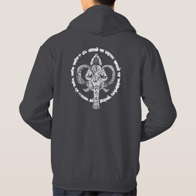 La sudadera con capucha de los hombres de SBY (Reverso)