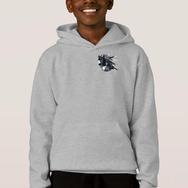 La sudadera con capucha de los niños de los (Anverso)